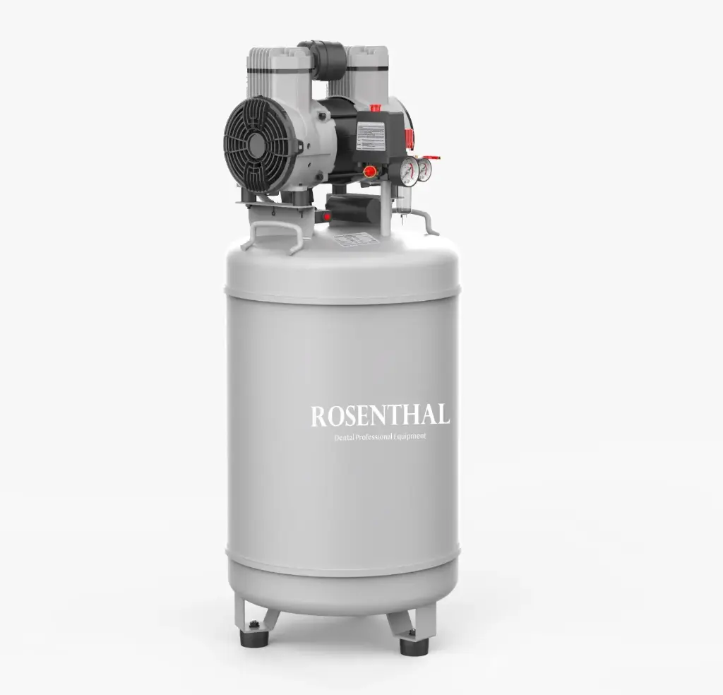 [2008V-AL] Compresor Dental ROSENTHAL Professional Libre de Aceite 2 HP 80L Vertical