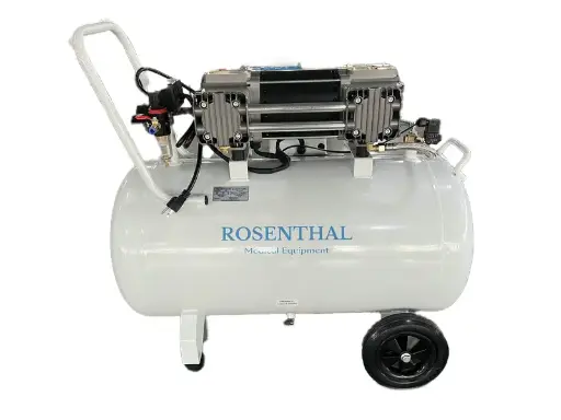 [30100H-V2] Compresor Dental ROSENTHAL Excellence Libre de Aceite 3.0HP 100L Horizontal 220V